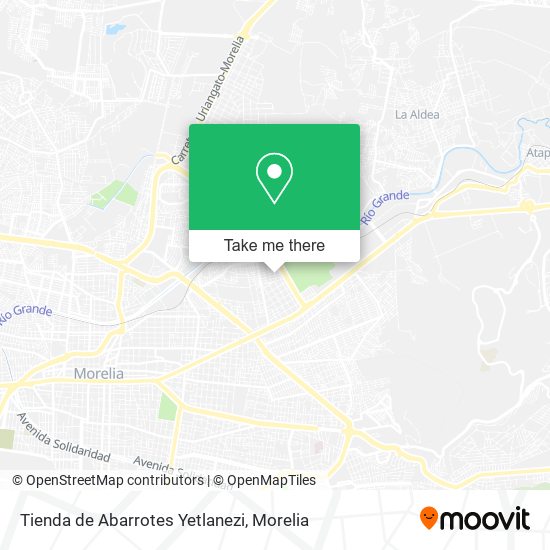 Tienda de Abarrotes Yetlanezi map