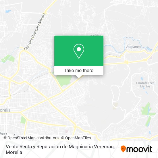 Venta Renta y Reparación de Maquinaria Veremaq map