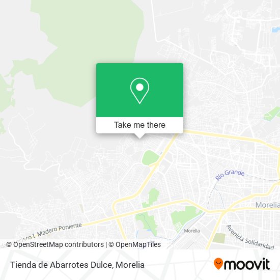 Mapa de Tienda de Abarrotes Dulce