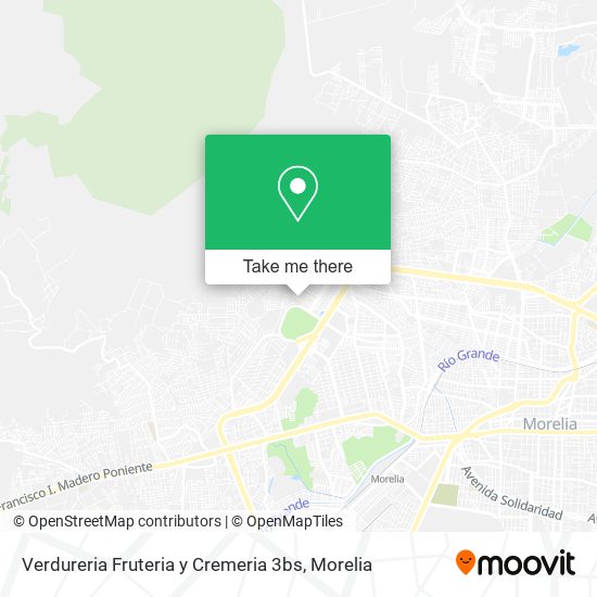 Verdureria Fruteria y Cremeria 3bs map
