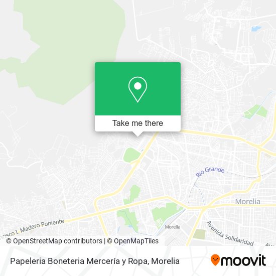 Papeleria Boneteria Mercería y Ropa map
