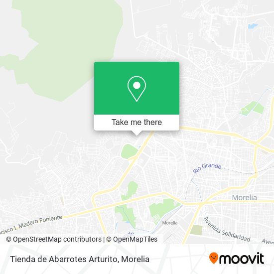 Tienda de Abarrotes Arturito map