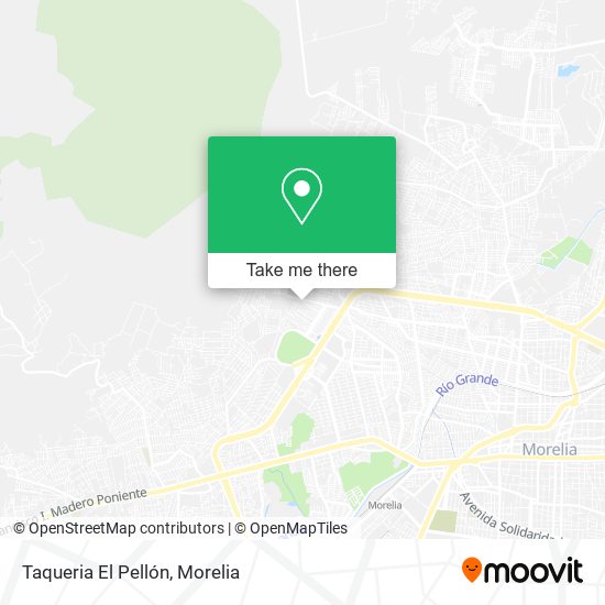 Mapa de Taqueria El Pellón