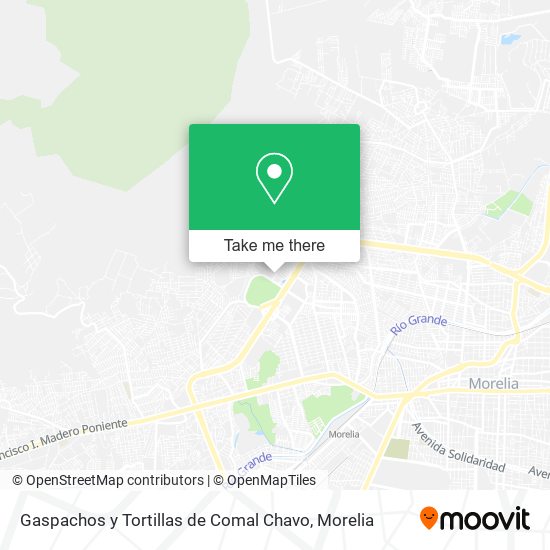 Gaspachos y Tortillas de Comal Chavo map