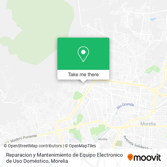 Reparacion y Mantenimiento de Equipo Electronico de Uso Doméstico map