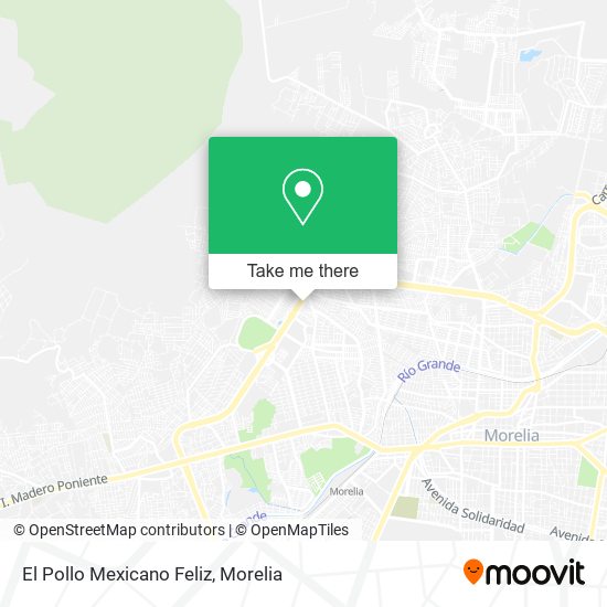 El Pollo Mexicano Feliz map