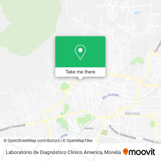 Laboratorio de Diagnóstico Clinico America map