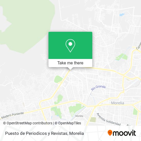 Puesto de Periodicos y Revistas map