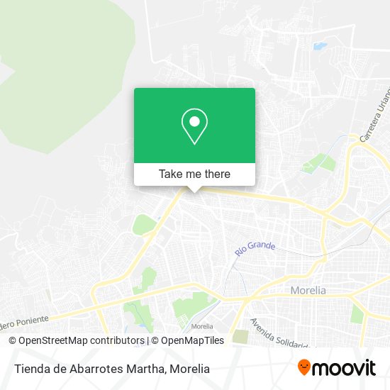 Mapa de Tienda de Abarrotes Martha