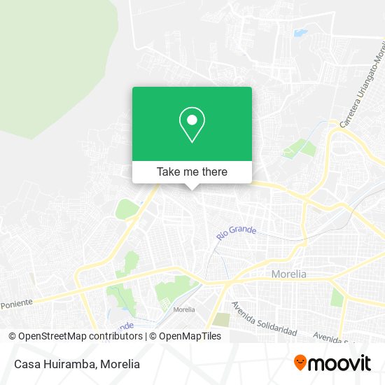 Mapa de Casa Huiramba