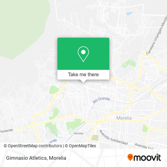 Mapa de Gimnasio Atletics