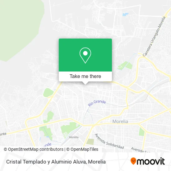 Mapa de Cristal Templado y Aluminio Aluva
