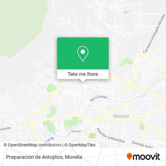 Preparación de Antojitos map