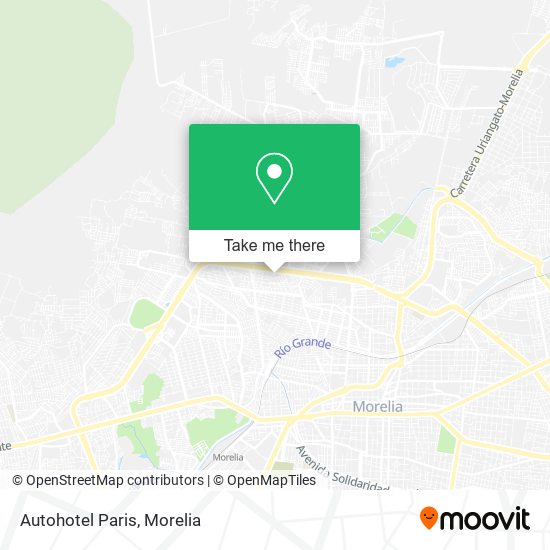 Mapa de Autohotel Paris