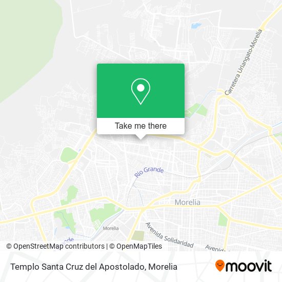 Mapa de Templo Santa Cruz del Apostolado