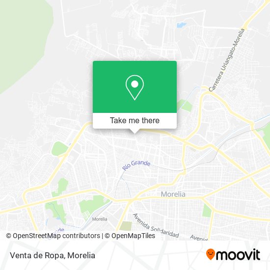 Mapa de Venta de Ropa