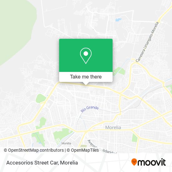 Accesorios Street Car map