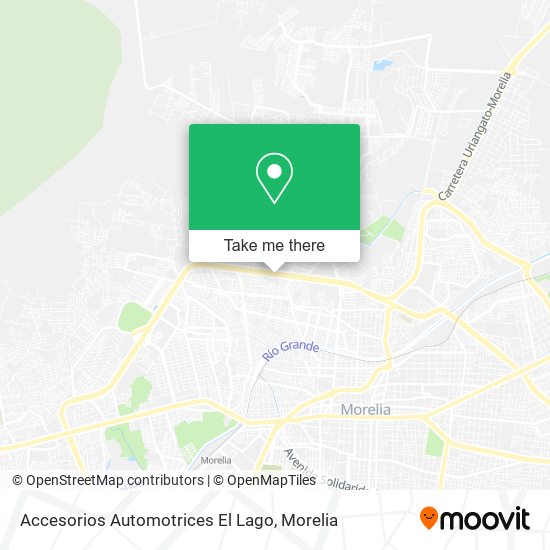 Mapa de Accesorios Automotrices El Lago