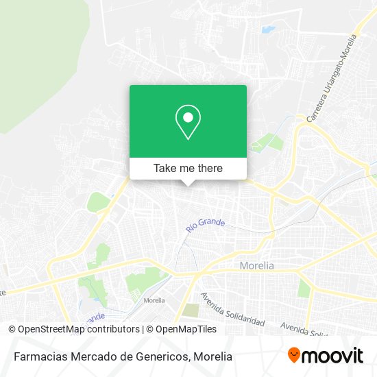 Farmacias Mercado de Genericos map