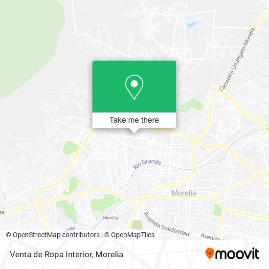 Venta de Ropa Interior map