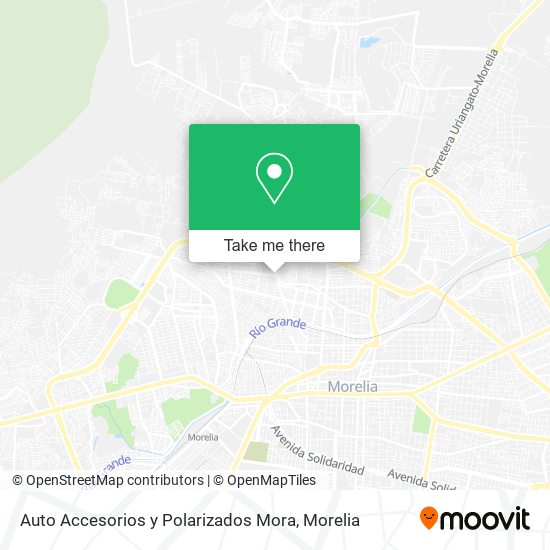 Auto Accesorios y Polarizados Mora map