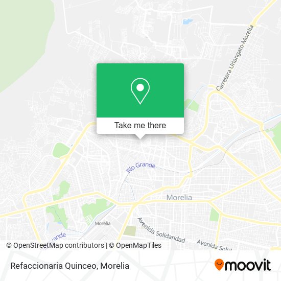 Refaccionaria Quinceo map