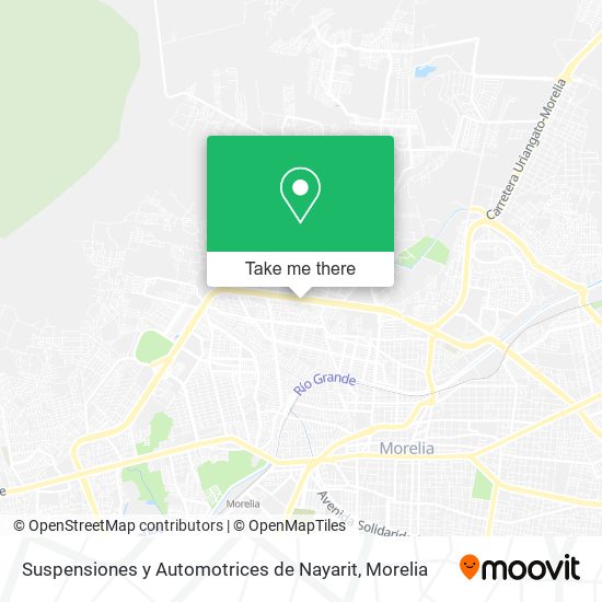 Mapa de Suspensiones y Automotrices de Nayarit