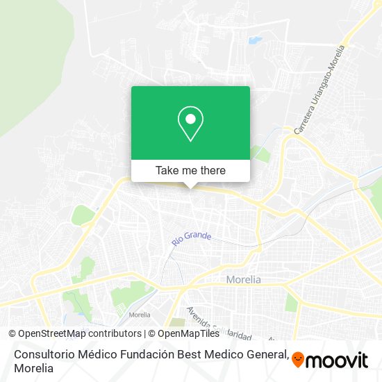Mapa de Consultorio Médico Fundación Best Medico General