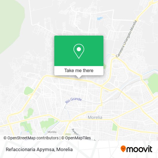 Mapa de Refaccionaria Apymsa