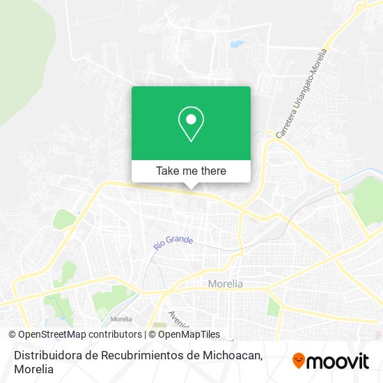 Distribuidora de Recubrimientos de Michoacan map