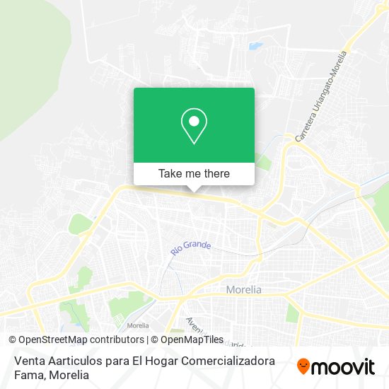 Mapa de Venta Aarticulos para El Hogar Comercializadora Fama