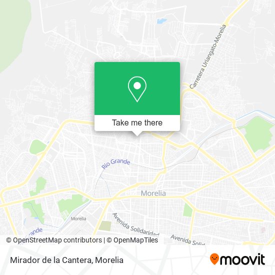 Mapa de Mirador de la Cantera