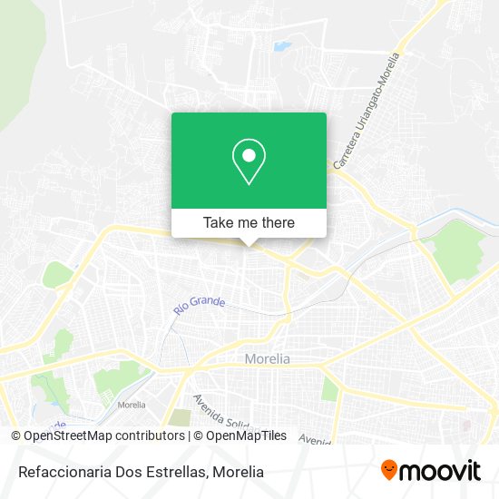 Refaccionaria Dos Estrellas map