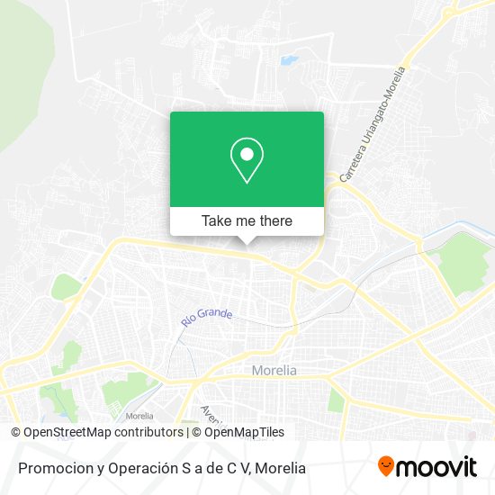 Promocion y Operación S a de C V map