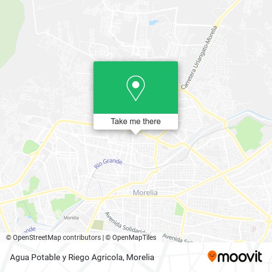 Agua Potable y Riego Agricola map