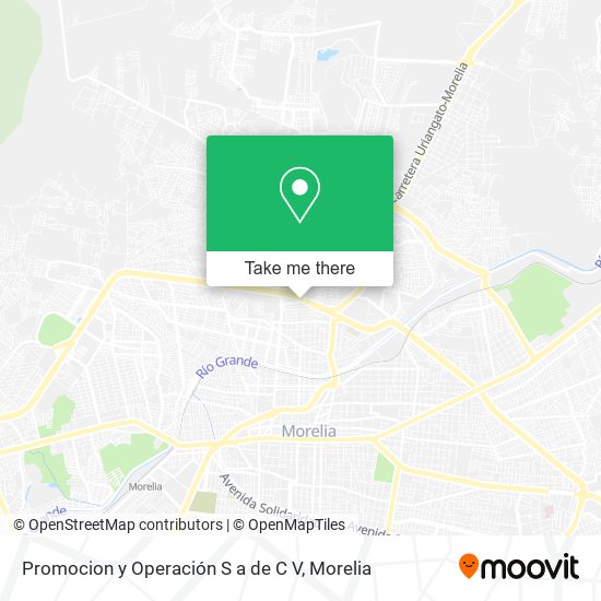 Promocion y Operación S a de C V map