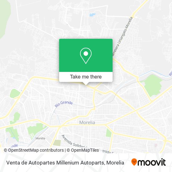 Venta de Autopartes Millenium Autoparts map