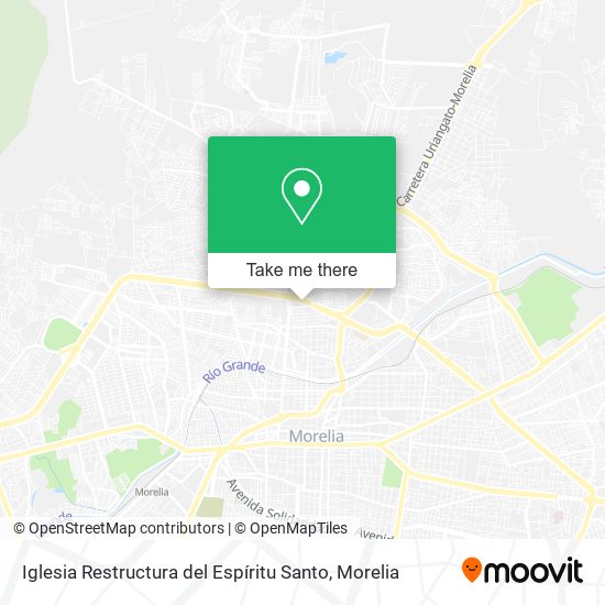 Mapa de Iglesia Restructura del Espíritu Santo