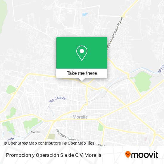Promocion y Operación S a de C V map