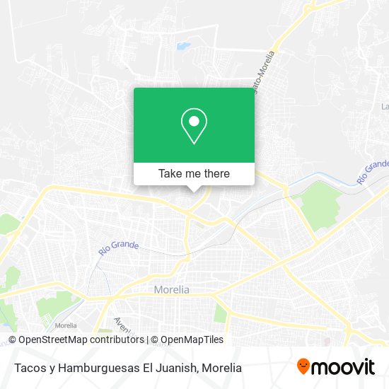 Mapa de Tacos y Hamburguesas El Juanish