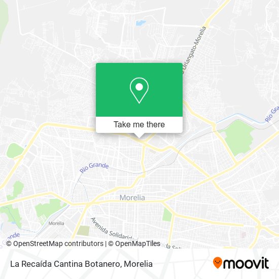 La Recaída Cantina Botanero map