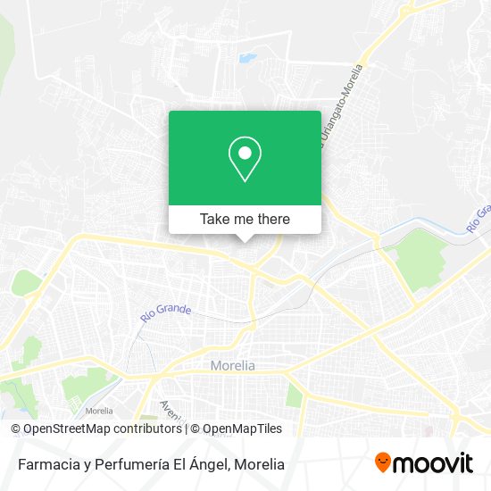 Mapa de Farmacia y Perfumería El Ángel
