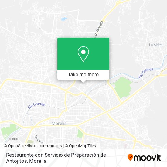 Restaurante con Servicio de Preparación de Antojitos map
