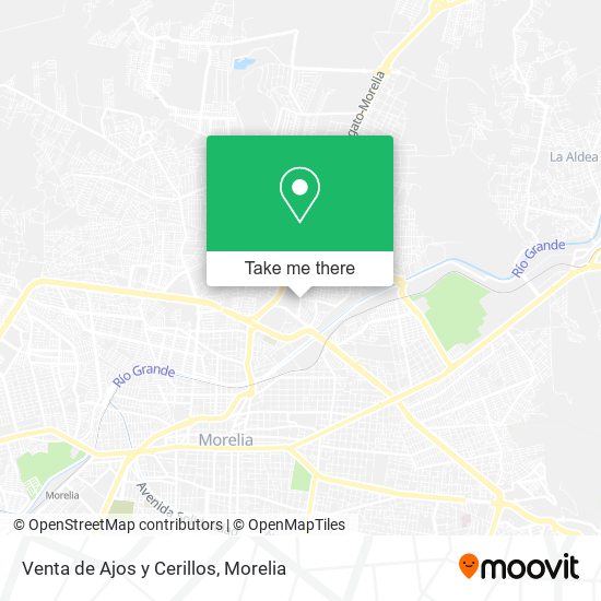 Venta de Ajos y Cerillos map