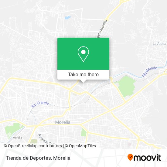 Mapa de Tienda de Deportes