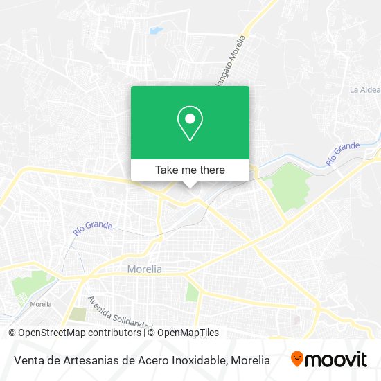 Venta de Artesanias de Acero Inoxidable map