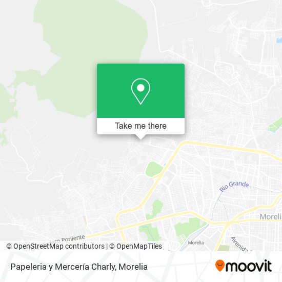 Mapa de Papeleria y Mercería Charly