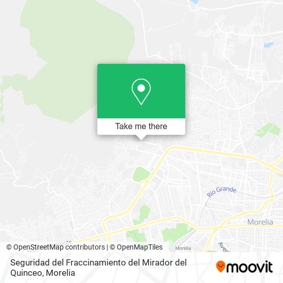 Mapa de Seguridad del Fraccinamiento del Mirador del Quinceo