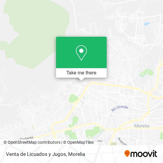 Venta de Licuados y Jugos map