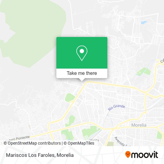 Mapa de Mariscos Los Faroles